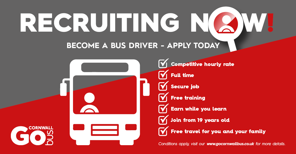 Recruitment Week - Newquay - Go Cornwall Bus