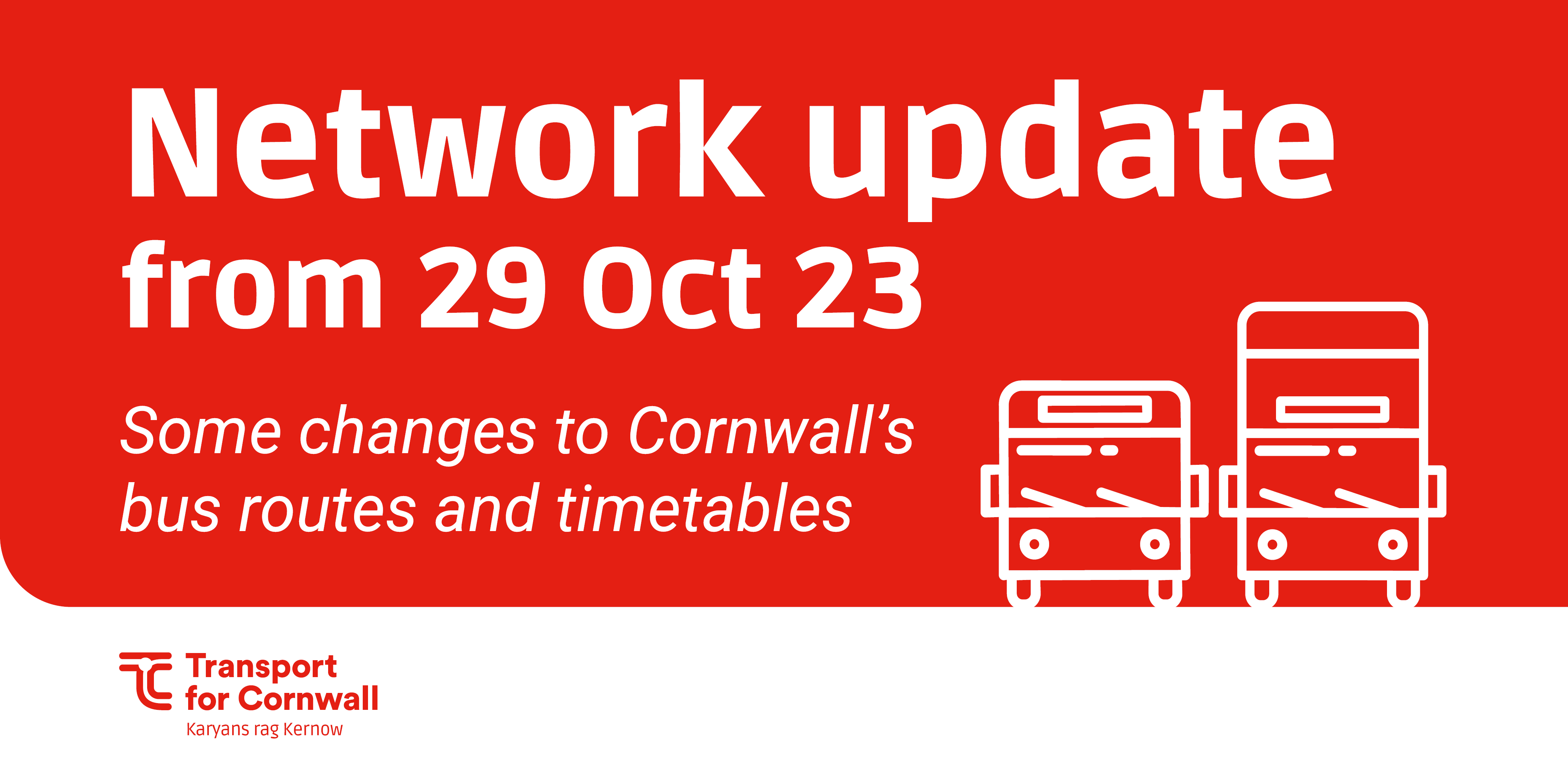 Cornwall Service Changes From 29th October 2023 Go Cornwall Bus